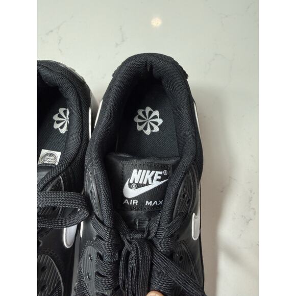 Nike Air Max 90 Shoes Women's Size 8 Black White Running Sneakers DH8010-002 - Picture 6 of 7